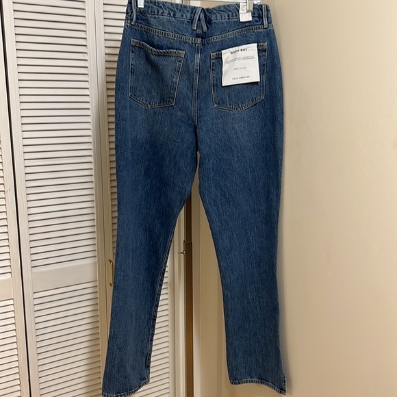 NWT Good American Good Boy Jeans, Size 8. - Picture 5 of 10